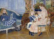 Children's Afternoon at Wargemont Pierre-Auguste Renoir